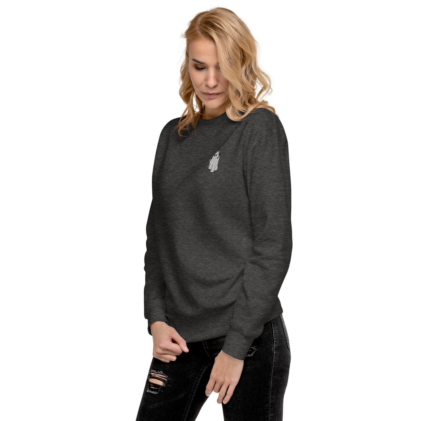Can You Bring Me Coffee? - Embroidered Crewneck Sweatshirt